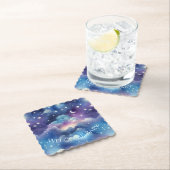 Baby Shower Drink Coaster – Celestial Dreamscape ペーパーコースター (インサイチュ)