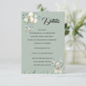 Baby shower Enclosure Card Details エンクロージャーカード (スタンド正面)