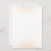 Baby shower Familia Jirafas 招待状 (裏面)