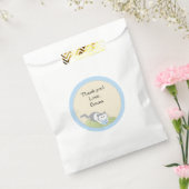 Baby Shower Favorバッグ、Build-a-Library、Blue フェイバーバッグ (封をした状態)