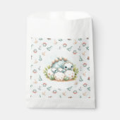 Baby Shower Favor Bag Dinosaur Dino Mite Party フェイバーバッグ (正面)