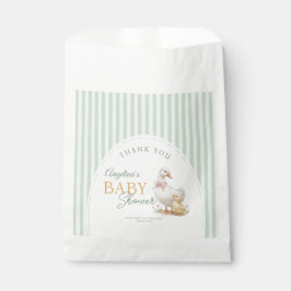 Baby Shower Favor Bags Mother Goose and Gosling. フェイバーバッグ