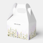 Baby Shower Favor Boxes. フェイバーボックス (裏面サイド)