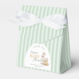 Baby Shower Favor Boxes Mother Goose and Gosling. フェイバーボックス