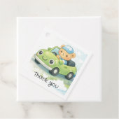 Baby Shower Favor Tag Car Themed フェイバータグ (インサイチュ)