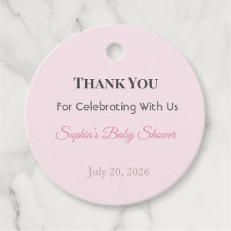 Baby Shower Favor Tag | Oh Baby Sophia フェイバータグ