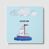 Baby Shower Foil Guest Book ゲストブック (正面)