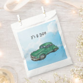 Baby shower for a boy, sedan フェイバーバッグ (クリップ留めされた状態)