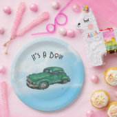 Baby shower for a boy, sedan ペーパープレート (パーティー)
