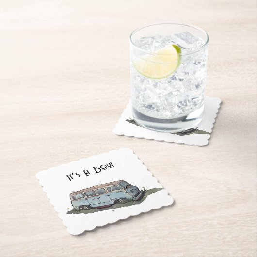 Baby shower for a boy, van ペーパーコースター (インサイチュ)