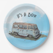 Baby shower for a boy, van ペーパープレート (正面)