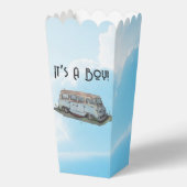 Baby shower for a boy, van and sedan フェイバーボックス (正面)