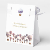 Baby Shower Game Bingo Card – Prize Favor Box フェイバーボックス (裏面サイド)