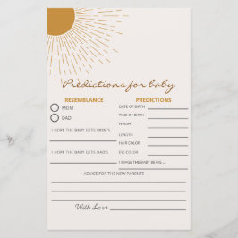 Baby Shower Game Hereの予来測