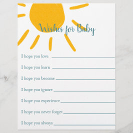 Baby Shower Games for 来 here the  son チラシ