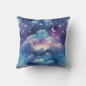 Baby Shower Gift Pillow - Dreamy Night Sky クッション (裏面)