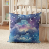 Baby Shower Gift Pillow - Dreamy Night Sky クッション