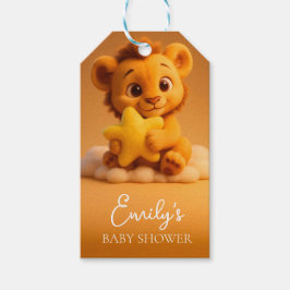 Baby Shower Gift Tag – Little Lion & Star ギフトタグ