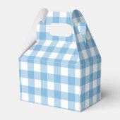 Baby shower gifts - Blue square boxes フェイバーボックス (裏面サイド)
