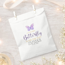 Baby shower girl with Butterfly theme  フェイバーバッグ