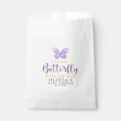 Baby shower girl with Butterfly theme  フェイバーバッグ (正面)