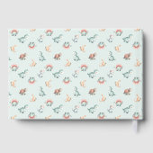 Baby Shower Guest Book Dinosaur Dino Mite Keepsake ゲストブック (裏面)