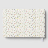 Baby Shower Guest Book - Rustic Floral Wishes ゲストブック (裏面)