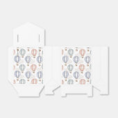 Baby Shower Hot Air Balloons Gender Neutral フェイバーボックス (折り畳みなし)