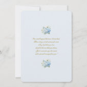 Baby Shower Hydrangea Invitation 招待状 (裏面)