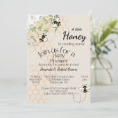 Baby Shower Invitation (スタンド正面)