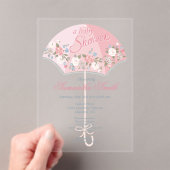 Baby Shower Invitation アクリル招待状 (インサイチュ (ポータブル))