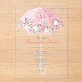 Baby Shower Invitation アクリル招待状