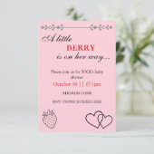 Baby Shower Invitation サンキューカード (スタンド正面)