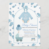 Baby Shower Invitation サンキューカード (正面/裏面)