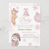 Baby Shower Invitation シーズンカード (正面/裏面)