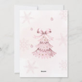 Baby Shower Invitation シーズンカード (裏面)