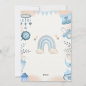 Baby Shower Invitation シーズンカード (裏面)