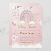 Baby Shower Invitation シーズンカード (正面/裏面)