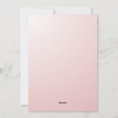 Baby Shower Invitation シーズンカード (裏面)