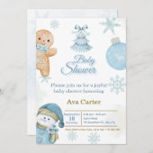 Baby Shower Invitation シーズンカード (正面/裏面)