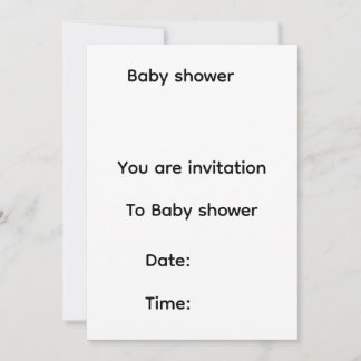 Baby shower invitation  セーブザデート