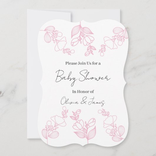 Baby Shower Invitation 招待状 (正面)