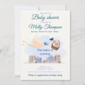 Baby shower invitation  招待状 (正面)