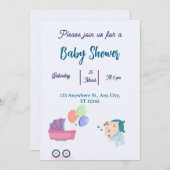 Baby Shower Invitation 招待状 (正面/裏面)