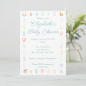 Baby Shower Invitation 招待状 (スタンド正面)