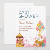 Baby Shower Invitation 招待状 (正面/裏面)