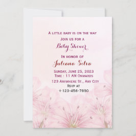 Baby Shower Invitation 招待状