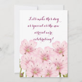 Baby Shower Invitation 招待状 (裏面)