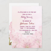 Baby Shower Invitation 招待状 (正面/裏面)