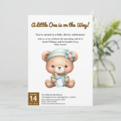Baby Shower Invitation: A Little One on the Way! 招待状 (スタンド正面)